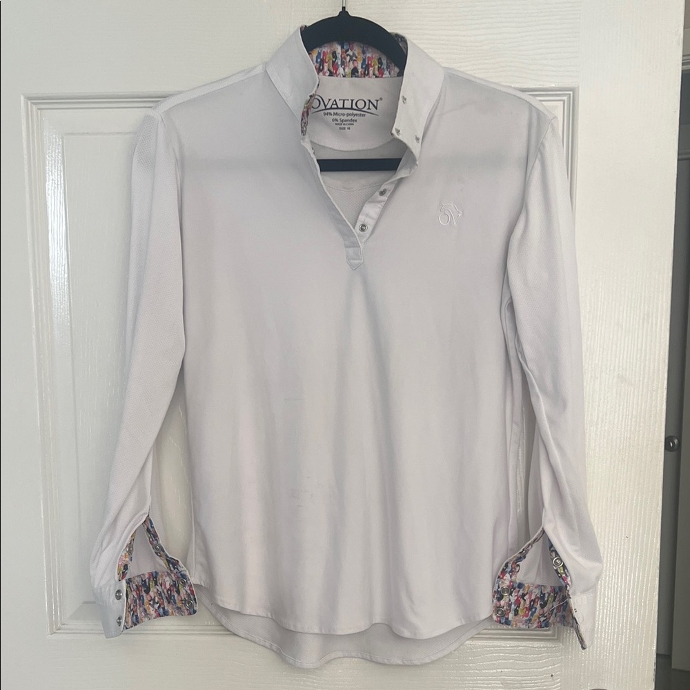 Equestrian Ovation show shirt size 16eu